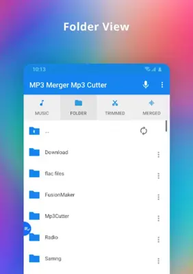 Mp3 merger Mp3 cutter android App screenshot 2