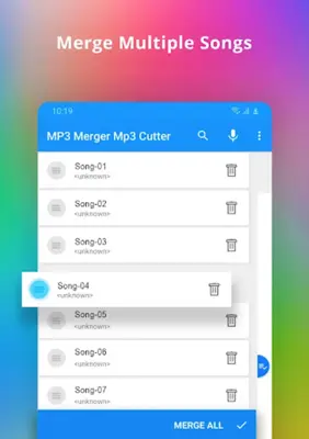 Mp3 merger Mp3 cutter android App screenshot 3